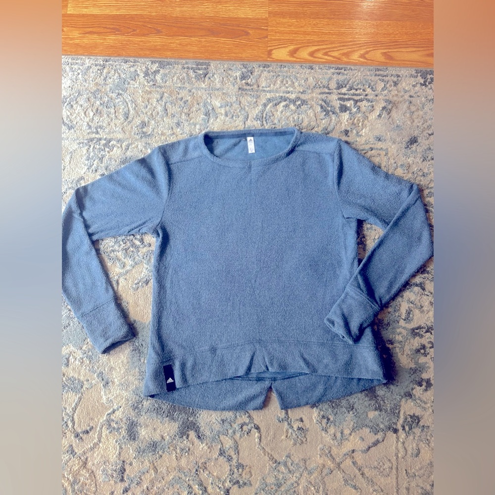 Adidas terry cloth sweatshirt